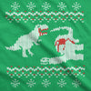 T-Rex Dinosaur Snack Ugly Christmas Sweater Men's Tshirt