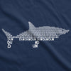 Dun Dun Dun Graphic Shark Text Men's Tshirt
