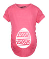 Maternity Easter Egg Baby Bump T Shirt Its A Girl Pregnancy Announcement Tee