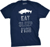Eat Sleep Fish Men's Tshirt
