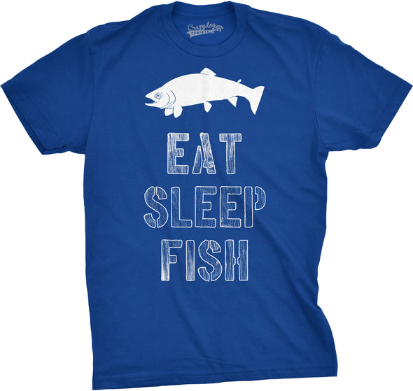 Eat Sleep Fish Men's Tshirt