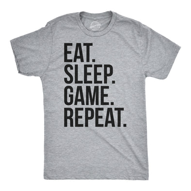 Eat Sleep Game Repeat Men's Tshirt