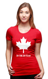 Womens Eh Team Canada T shirt Funny Canadian Shirts Novelty T shirt Hilarious