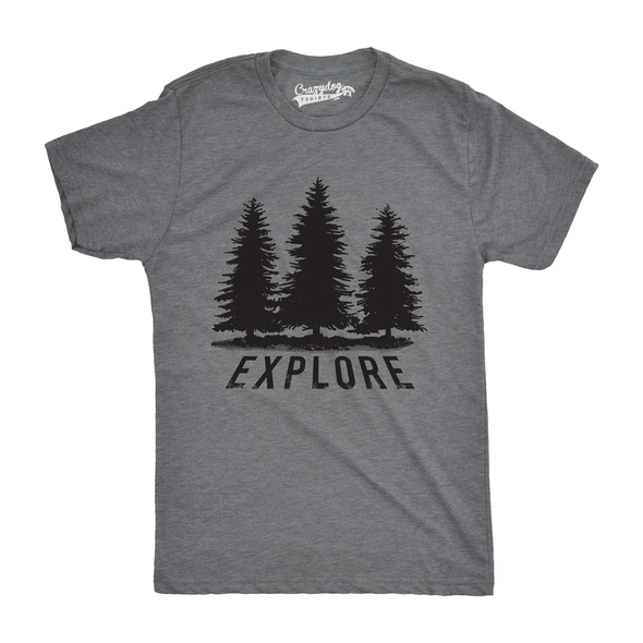 Explore Pine Trees Men's Tshirt