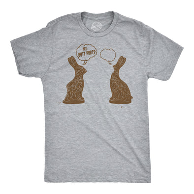 Faceless Chocolate Bunny Men's Tshirt