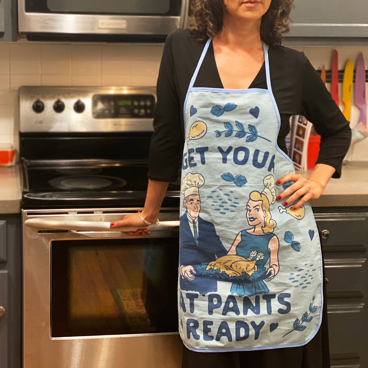 Get Your Fat Pants Ready Oven Mitt + Apron