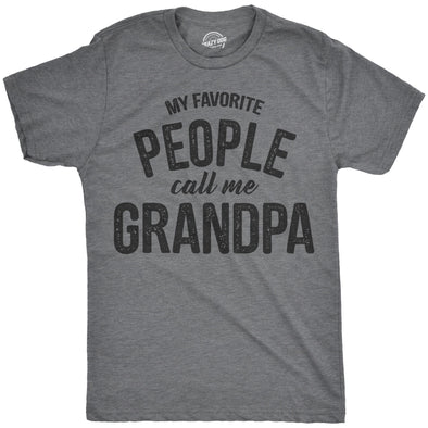 My Favorite People Call Me Grandpa Men's Tshirt