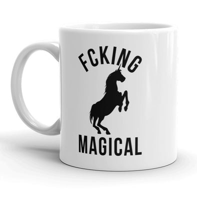 Fcking Magical Mug Funny Mythical Unicorn Horse Coffee Cup - 11oz