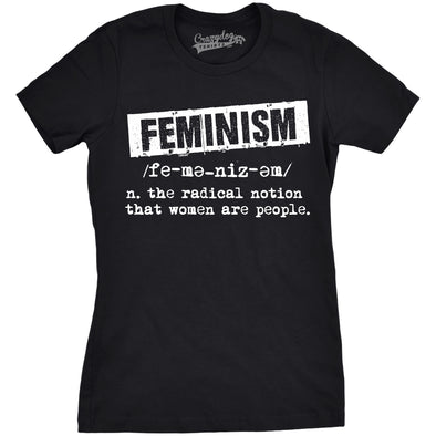 Womens Feminist Definition Cool Empowerment T-shirt For Ladies