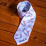 Find X Tie Funny Ties Math Teacher Tie Mens Novelty Neckties Nerdy Ties for Guys