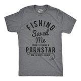 Fishing Saved Me Men's Tshirt