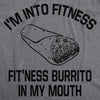 Mens Fitness Burrito Funny Gym Sarcasm Mens Humorous Novelty Tees Fitness Tank Top