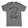 Fitness Cheese In My Mouth Men's Tshirt