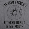 Fitness Donut In My Mouth Men's Tshirt