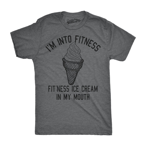 Fitness Ice Cream In My Mouth Men's Tshirt