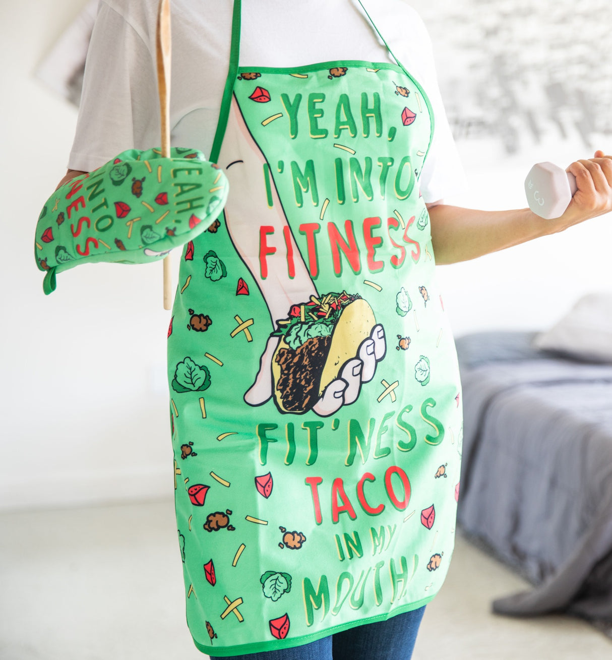 Fitness Taco Oven Mitt + Apron