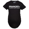 Maternity Prangry Funny T shirt Announcement Pregnancy Reveal New Baby Shower
