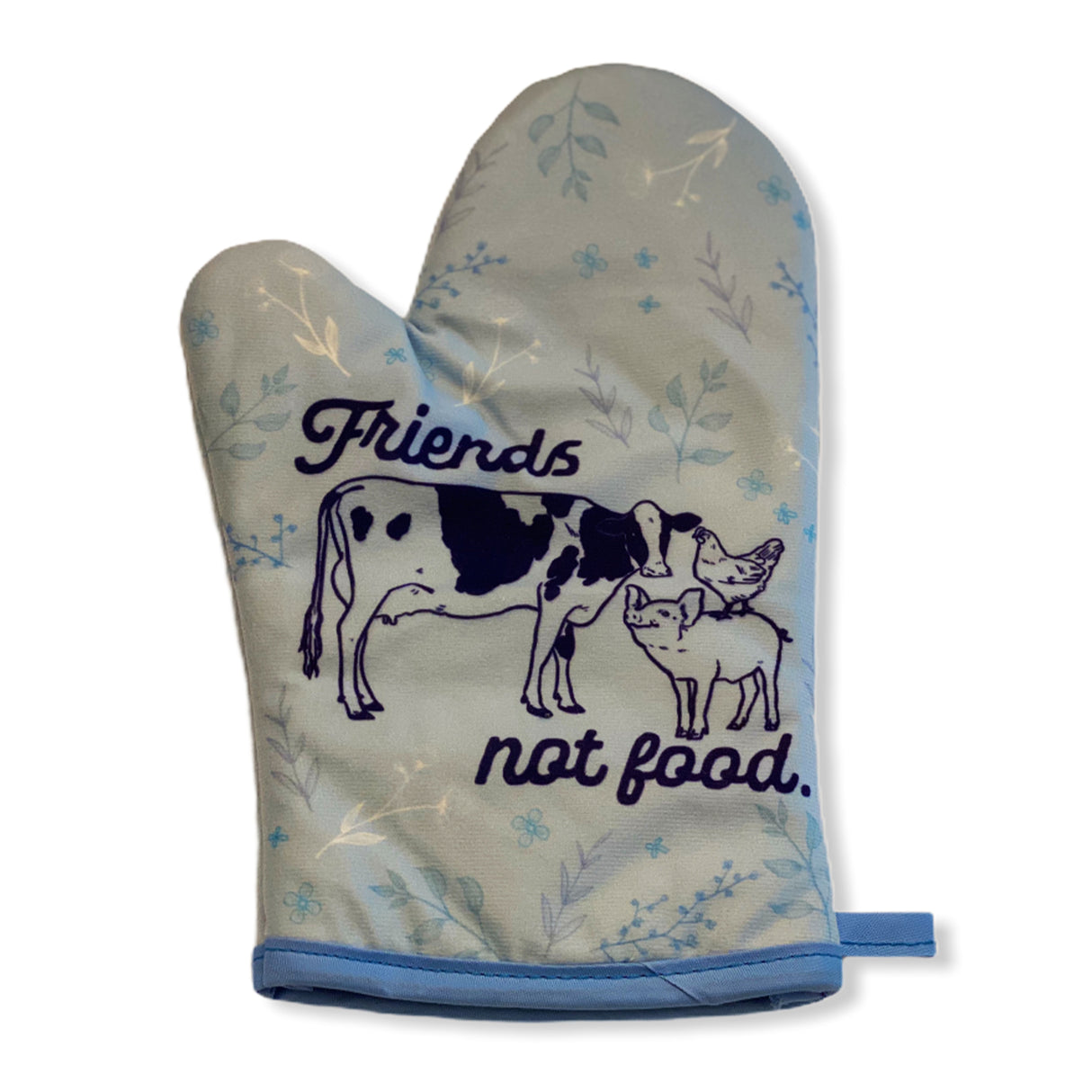 Friends Not Food Oven Mitt