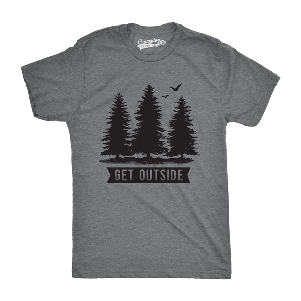 Pine Trees Get Outside Men's Tshirt