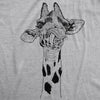 Women's Ask Me About My Giraffe T Shirt Funny Costume Flip Up Shirt