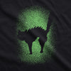 Youth Glow In The Dark Cat T Shirt Cool Halloween Scary Cute Tee For Kids