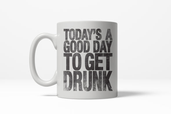 Good Day To Get Drunk Funny Drinking Beer St. Patrick's Day Ceramic Coffee Drinking Mug - 11oz