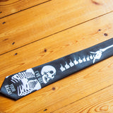 I've Got Your Back Necktie Mens Novelty Neckties Halloween Tie Funny Ties Skeleton Necktie