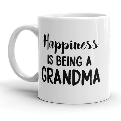 Happiness Is Being A Grandma Mug Cute Grandmother Coffee Cup - 11oz