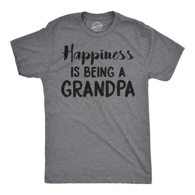 Happiness is Being a Grandpa Men's Tshirt