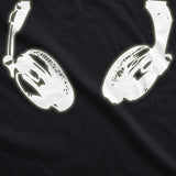 Glow In the Dark Headphones Men's Tshirt