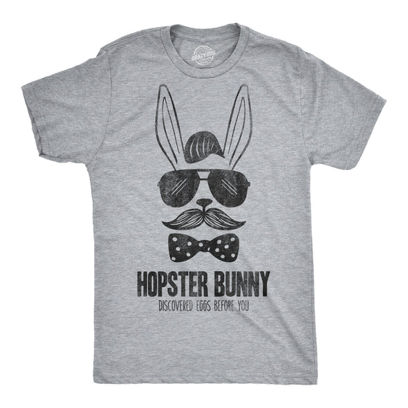 Hipster Bunny Discovered Eggs Before You Men's Tshirt