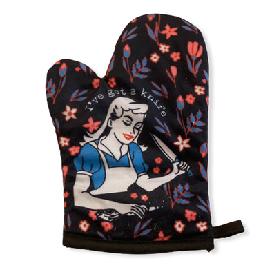 I've Got A Knife Oven Mitt