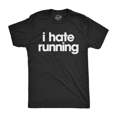 I Hate Running Men's Tshirt