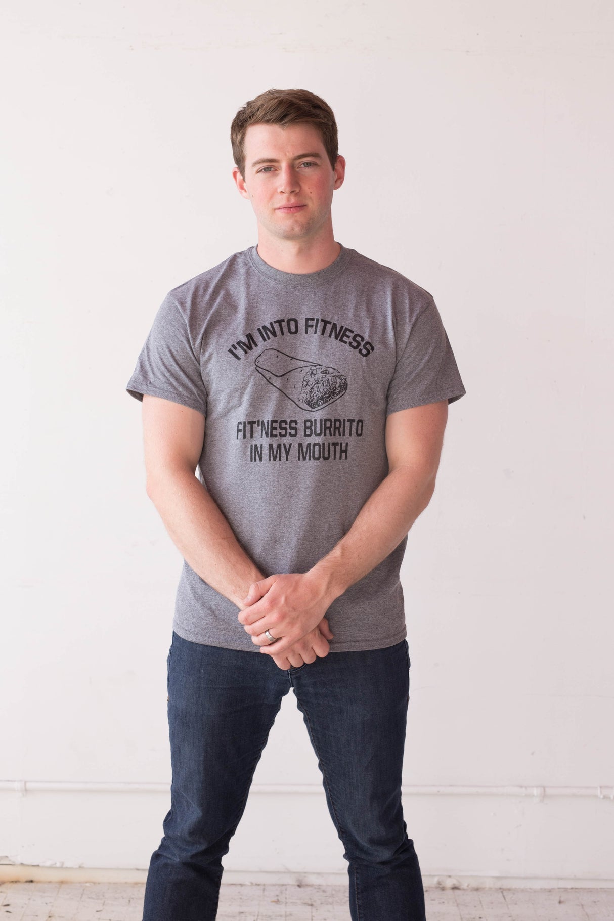 Fitness Burrito Men's Tshirt