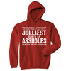 Jolliest Bunch of A-holes Hoodie Funny Merry Christmas Sarcastic Saying Cool