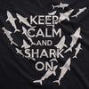 Keep Calm And Shark On Men's Tshirt