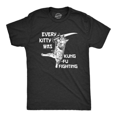 Every Kitty Was Kung Fu Fighting Men's Tshirt