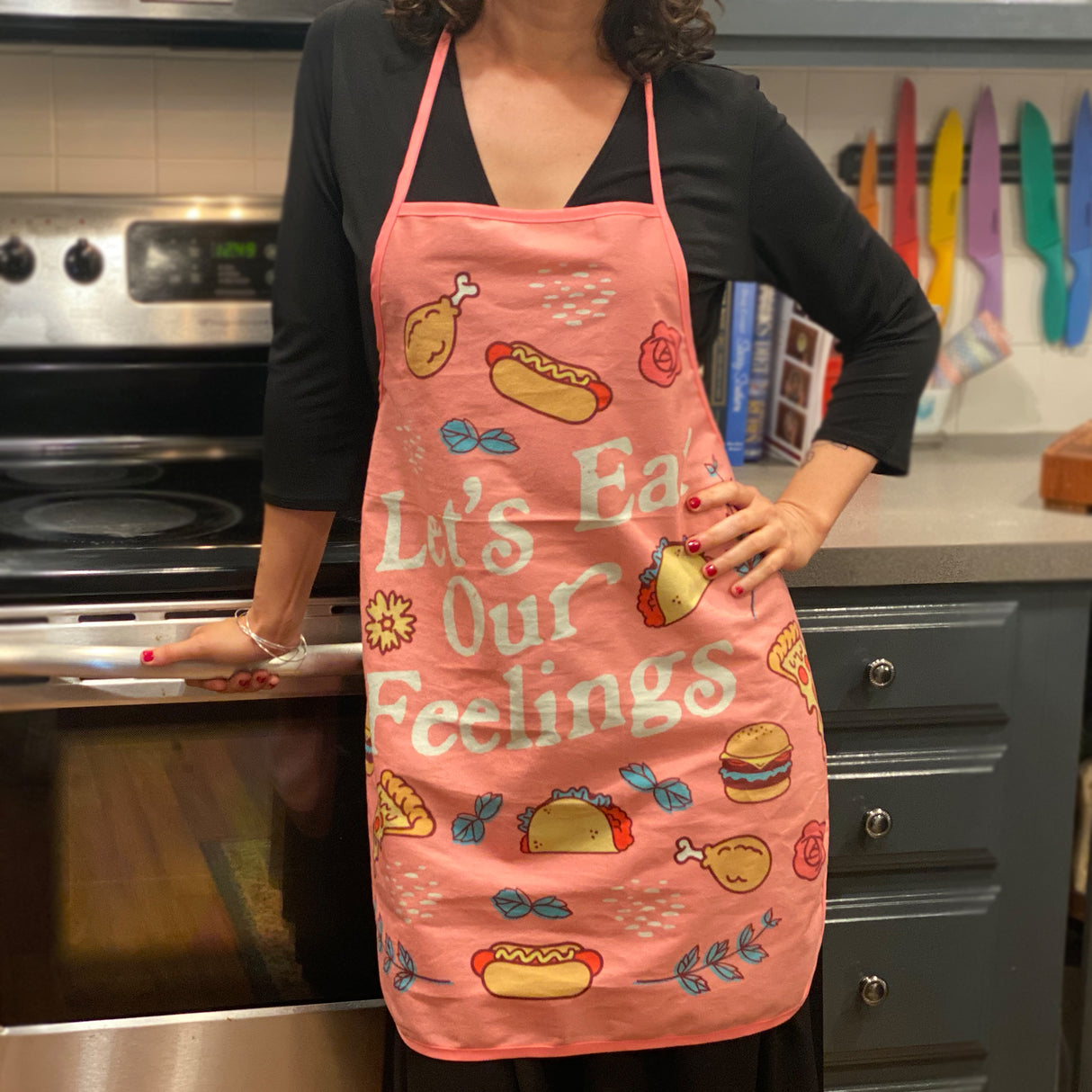 Let's Eat Our Feelings Apron