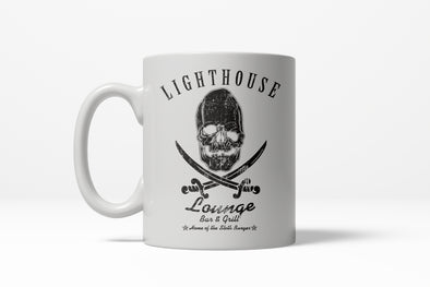 Lighthouse Lounge Funny Vintage Retro Bar Ceramic Coffee Drinking Mug  - 11oz