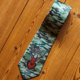 I Like Big Bucks and I Cannot Lie Necktie Funny Neckties for Men Hunting Tie For Guys Hunter Novelty Ties