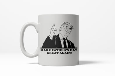 Make Father's Day Great Again Funny President Family Ceramic Coffee Drinking Mug  - 11oz