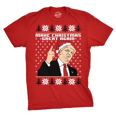 Make Christmas Great Again Ugly Christmas Sweater Men's Tshirt
