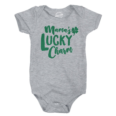 Baby Mamas Lucky Charm Funny Irish Shamrock Saint Patricks Day Infant Bodysuit