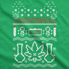 Unisex Have Yourself A Marijuana Christmas Crew Neck Sweatshirt For Xmas Party