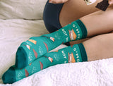 Women's S'mores Not Wars Socks Funny Campfire Dessert Treat Summer Graphic Footwear