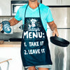 Today's Menu Take It Or Leave It Oven Mitt + Apron