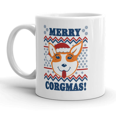 Merry Corgmas Mug Funny Christmas Corgi Dog Coffee Cup - 11oz