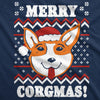 Womens Merry Corgmas Corgi Dog Mom Ugly Christmas Sweater Gift T shirt Funny