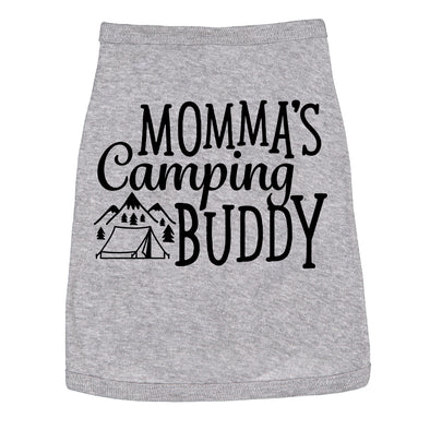 Dog Shirt Mommas Camping Buddy Cute Clothes For Pet Puppy