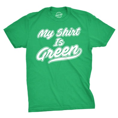 My Shirt Is Green All Star Team Men's Tshirt